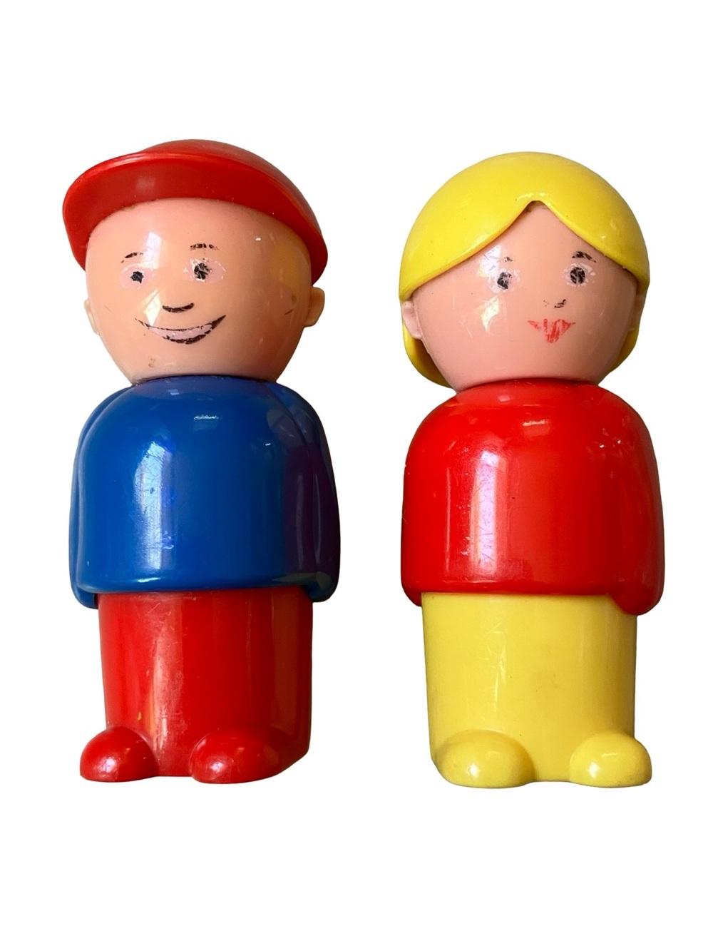 VTG Viking Toys Sweden People Figures Magnetic Colorful Boy Girl Pretend Play To